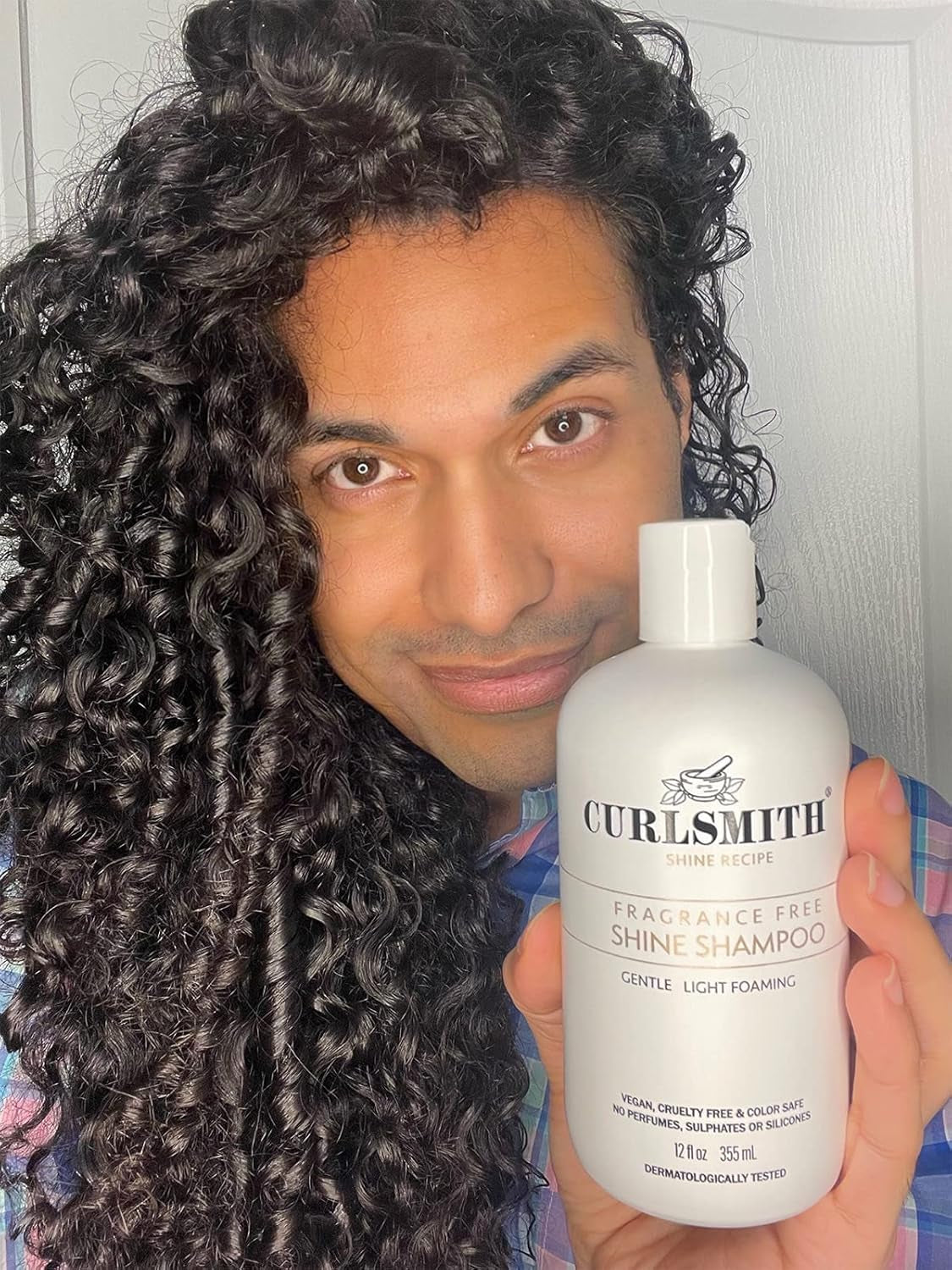 - Shine Shampoo, Gentle, Sensitive, Fragrance Free Cleanser for All Curl and Hair Types, Vegan (59Ml)