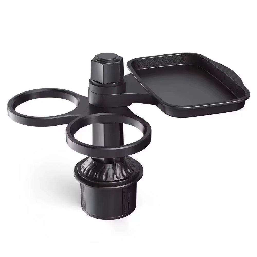 Universal Multifunctional Car Cup Holder Rotating Detachable Car Food Trays Expander Tray for Eating Tray Table for Car